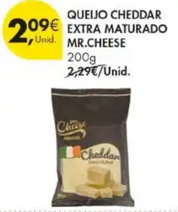 Pingo Doce Queijo cheddar extra maturado mr.cheese promoção