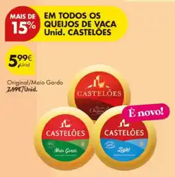 Pingo Doce queijos de vaca castelões promoção