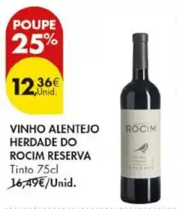 Pingo Doce vinho alentejo herdade do rocim reserva promoção