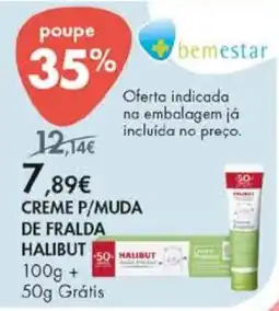 Pingo Doce Creme p/muda de fralda halibut promoção