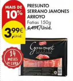 Pingo Doce Presunto serrano jamones arroyo promoção