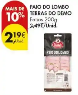 Pingo Doce Paio do lombo terras do demo promoção