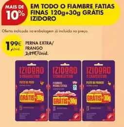 Pingo Doce Izidoro fiambre perna extra fatias finas promoção