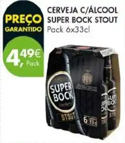 Pingo Doce Cerveja c/álcool super bock stout promoção