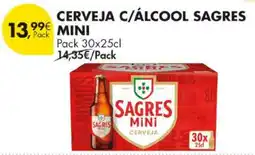 Pingo Doce Cerveja c/álcool sagres mini promoção