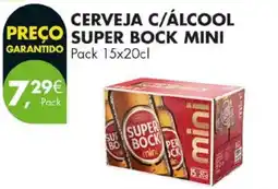 Pingo Doce Cerveja c/álcool super bock mini promoção