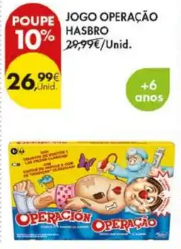 Pingo Doce Jogo operação hasbro promoção