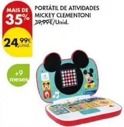 Pingo Doce portátil de atividades mickey clementoni promoção