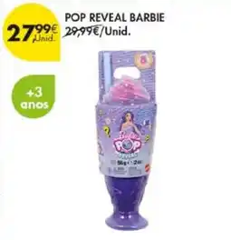 Pingo Doce Pop reveal barbie promoção