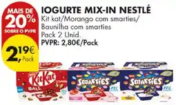 Pingo Doce iogurte mix-in nestlé promoção