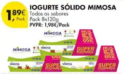 Pingo Doce Iogurte sólido mimosa promoção