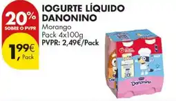 Pingo Doce Iogurte líquido danonino promoção