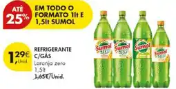 Pingo Doce Refrigerante c/gás laranja zero promoção