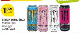 Pingo Doce Bebida energética monster mango loco promoção