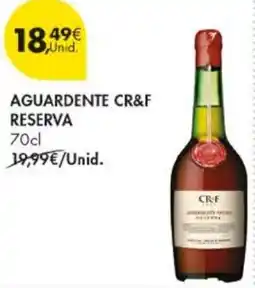 Pingo Doce aguardente cr&f reserva promoção