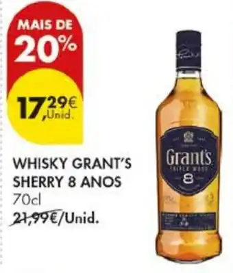 Whisky grant's sherry 8 anos