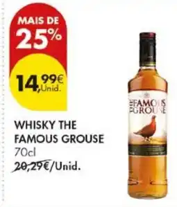 Pingo Doce whisky the famous grouse promoção