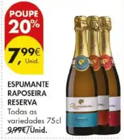 Pingo Doce Espumante Raposeira Reserva promoção