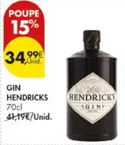 Pingo Doce gin hendricks promoção