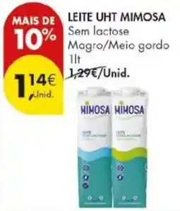 Pingo Doce leite uht mimosa promoção