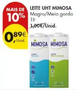 Pingo Doce Leite uht mimosa promoção