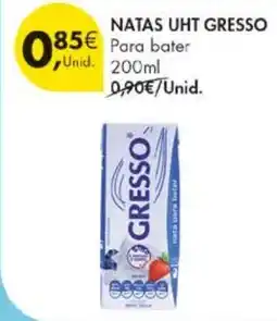 Pingo Doce Natas uht gresso promoção