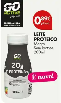 Pingo Doce Go active leite proteico magro sem lactose promoção