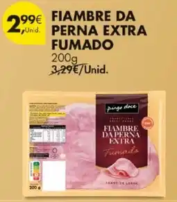 Pingo Doce Fiambre da perna extra fumado promoção