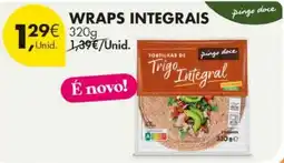 Pingo Doce Wraps integrais pingo doce promoção