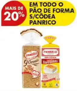 Pingo Doce Pão de forma panrico promoção