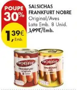 Pingo Doce Salsichas frankfurt nobre promoção