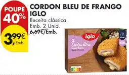 Pingo Doce cordon bleu de frango iglo promoção