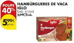 Pingo Doce hambúrgueres de vaca iglo promoção