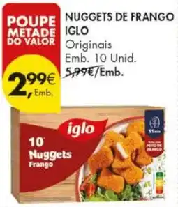 Pingo Doce nuggets de frango iglo promoção