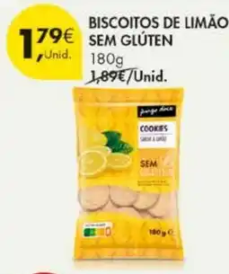 Pingo Doce Biscoitos de limão sem glúten promoção