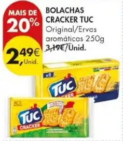 Pingo Doce Bolachas cracker tuc promoção