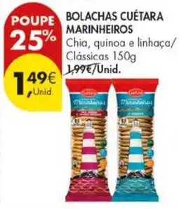 Pingo Doce Bolachas cuétara marinheiros promoção