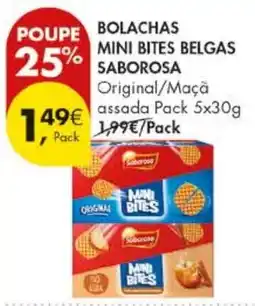 Pingo Doce Bolachas mini bites belgas saborosa promoção