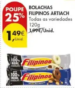 Pingo Doce Bolachas filipinos artiach promoção