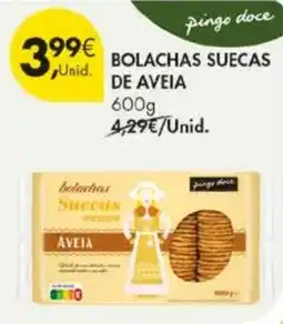 Pingo Doce Bolachas suecas de aveia promoção