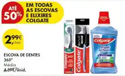 Pingo Doce escova de dentes colgate 360° promoção