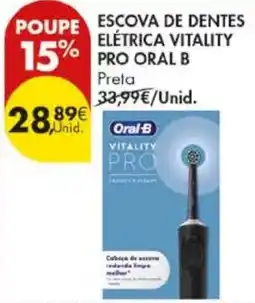 Pingo Doce escova de dentes elétrica vitality pro oral b promoção