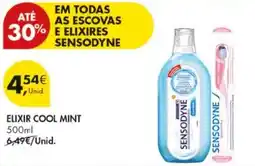 Pingo Doce Elixir cool mint sensodyne promoção