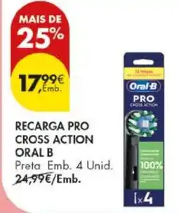 Pingo Doce recarga pro cross action oral b promoção
