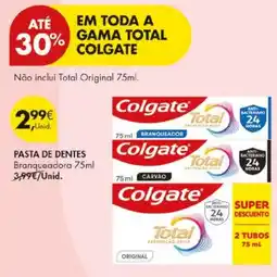 Pingo Doce Colgate Total Branqueador promoção