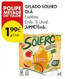 Pingo Doce Gelado solero olá exótico promoção
