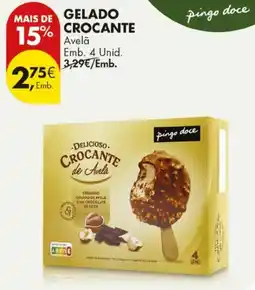 Pingo Doce Gelado crocante de avelã pingo doce promoção