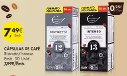 Pingo Doce Cápsulas de café ristretto/intenso promoção