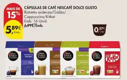 Pingo Doce cápsulas de café nescafé dolce gusto promoção