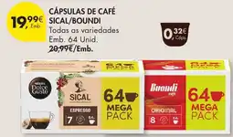 Pingo Doce Cápsulas de café Sical/Boondi promoção